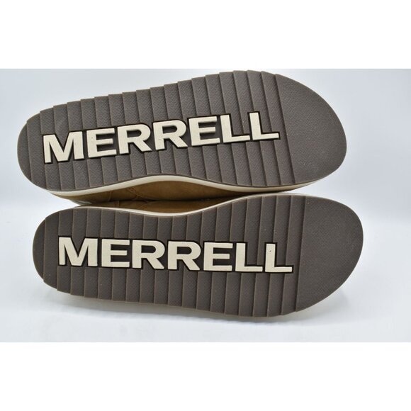 Merrell Women 10.5 Juno Bluff Polar Camel Suede Waterproof Insulated Winter Boot - Picture 5 of 9
